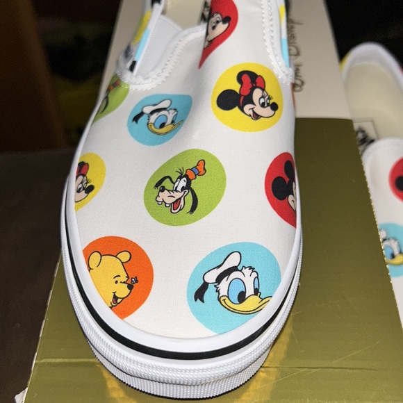 NWT Mickey Mouse and Friends Sneakers for Adults by Vans – Walt Disney World - Picture 5 of 11